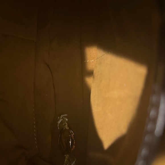 Patricia Nash Red and Brown Floral Saddlebag Crossbody - Picture 10 of 10